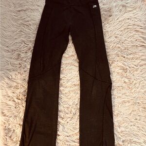 Marika Charcoal Gray Flare Leggings (M)